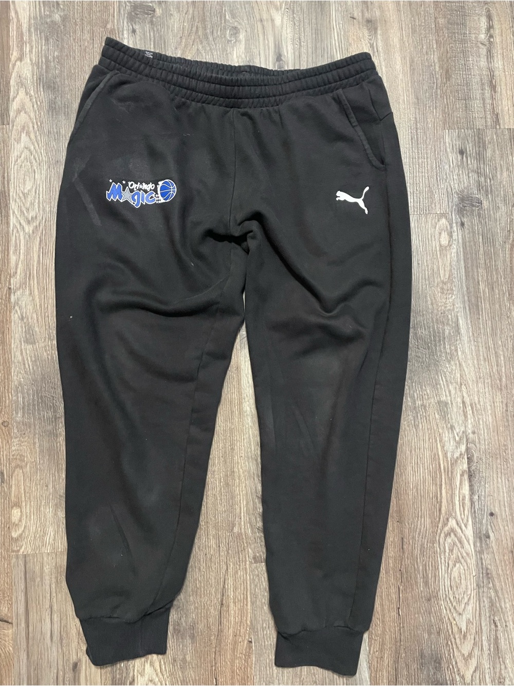 Puma men’s Black Orlando Magic Sweatpants size XL